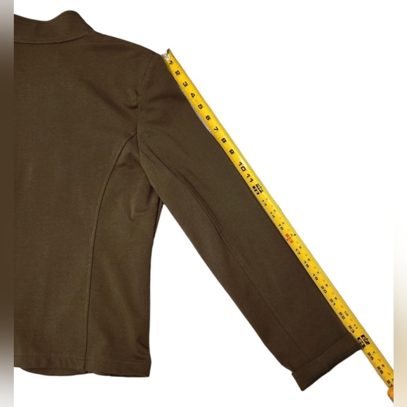 Womens Tommy Hilfiger Military Green Band Jacket Size Large MSRP $109 - Picture 11 of 16